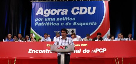Encontro Nacional do PCP sobre as próximas eleições legislativas de 5 de Junho.