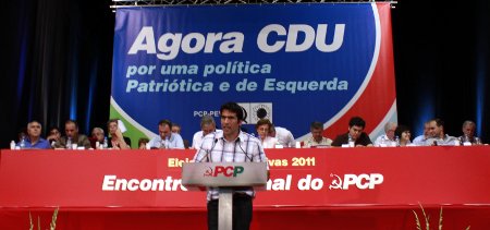 Encontro Nacional do PCP sobre as próximas eleições legislativas de 5 de Junho.